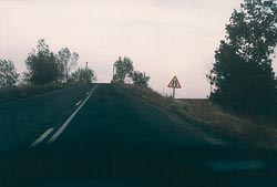 En un cambio de rasante sin vi