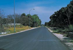 La v�a que se observa en la fo