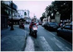 Usted circula con su motocicle