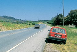 En una carretera convencional,