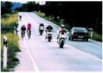 Los conductores de motocicleta