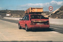 Si su turismo va muy cargado a