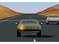 El adelantamiento, en un senti