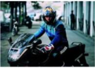  El conductor de la motociclet