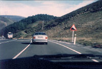 La seal triangular que se obs