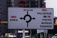 Ud. desea dirigirse a Burgos. 