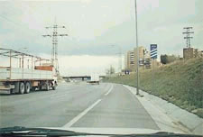 En la autopista de la fotograf