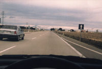 A la vista de la sealizacin 