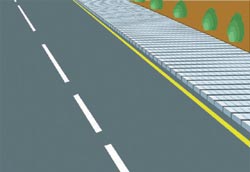 Qu indica la marca amarilla 