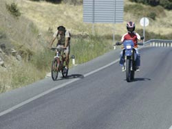 En esta carretera, qu distan